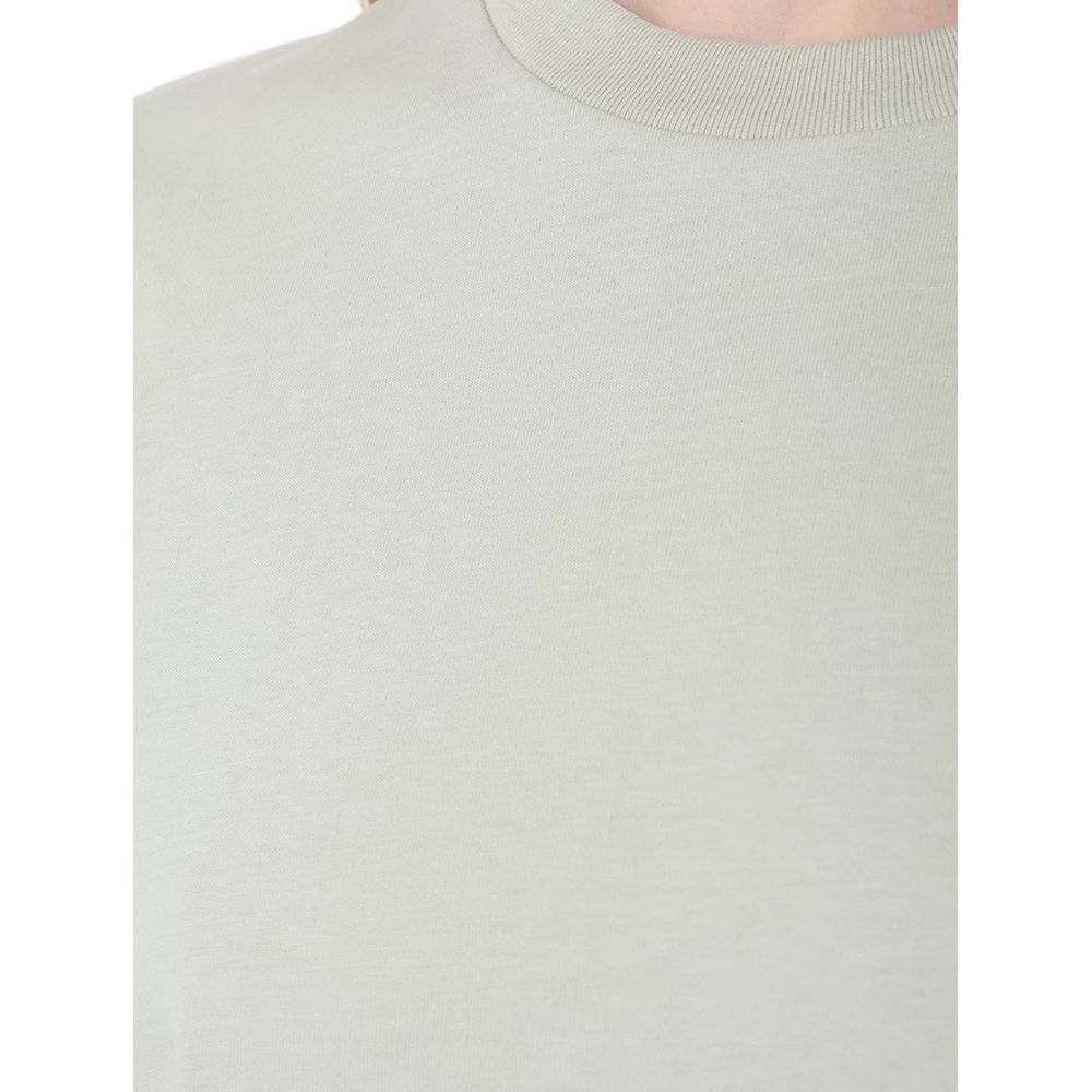 Green Cotton Women T-Shirt-Hinnominate-LabelTerrace.com