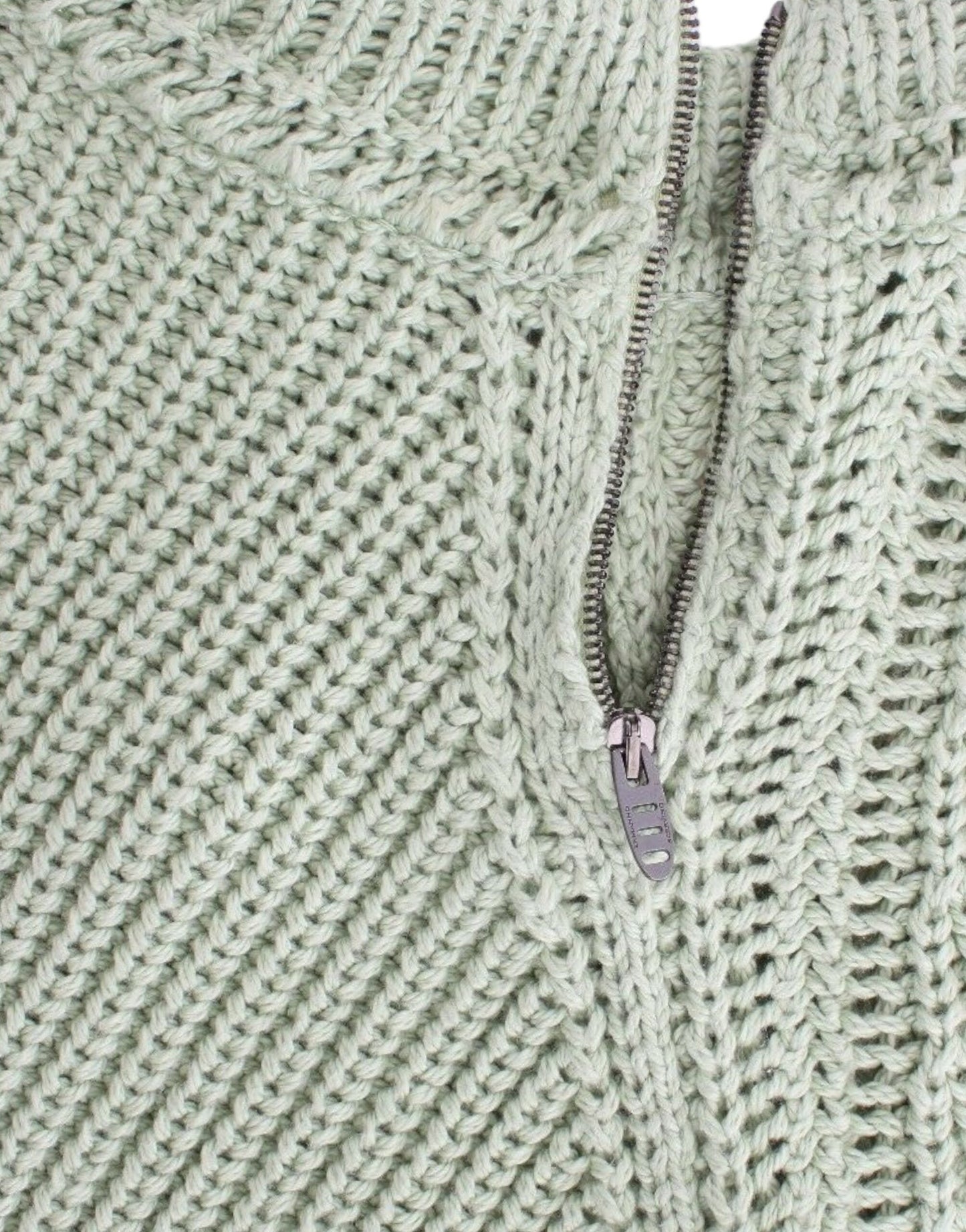 Green Cropped Knit Sweater Knitted Jumper-Ermanno Scervino-LabelTerrace.com