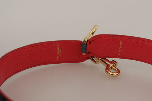 Green Crystals Leather Bag Shoulder Strap-Dolce & Gabbana-LabelTerrace.com