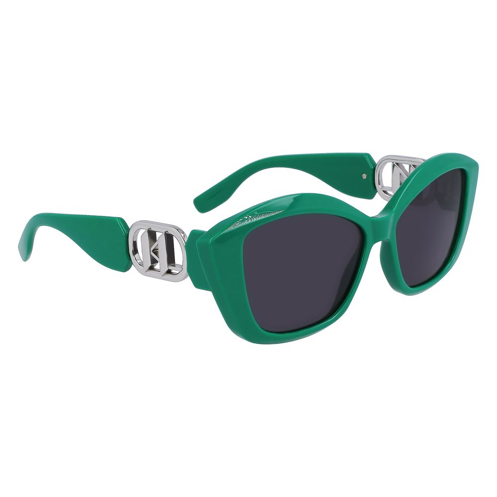 Green Injected Sunglasses-Karl Lagerfeld-LabelTerrace.com