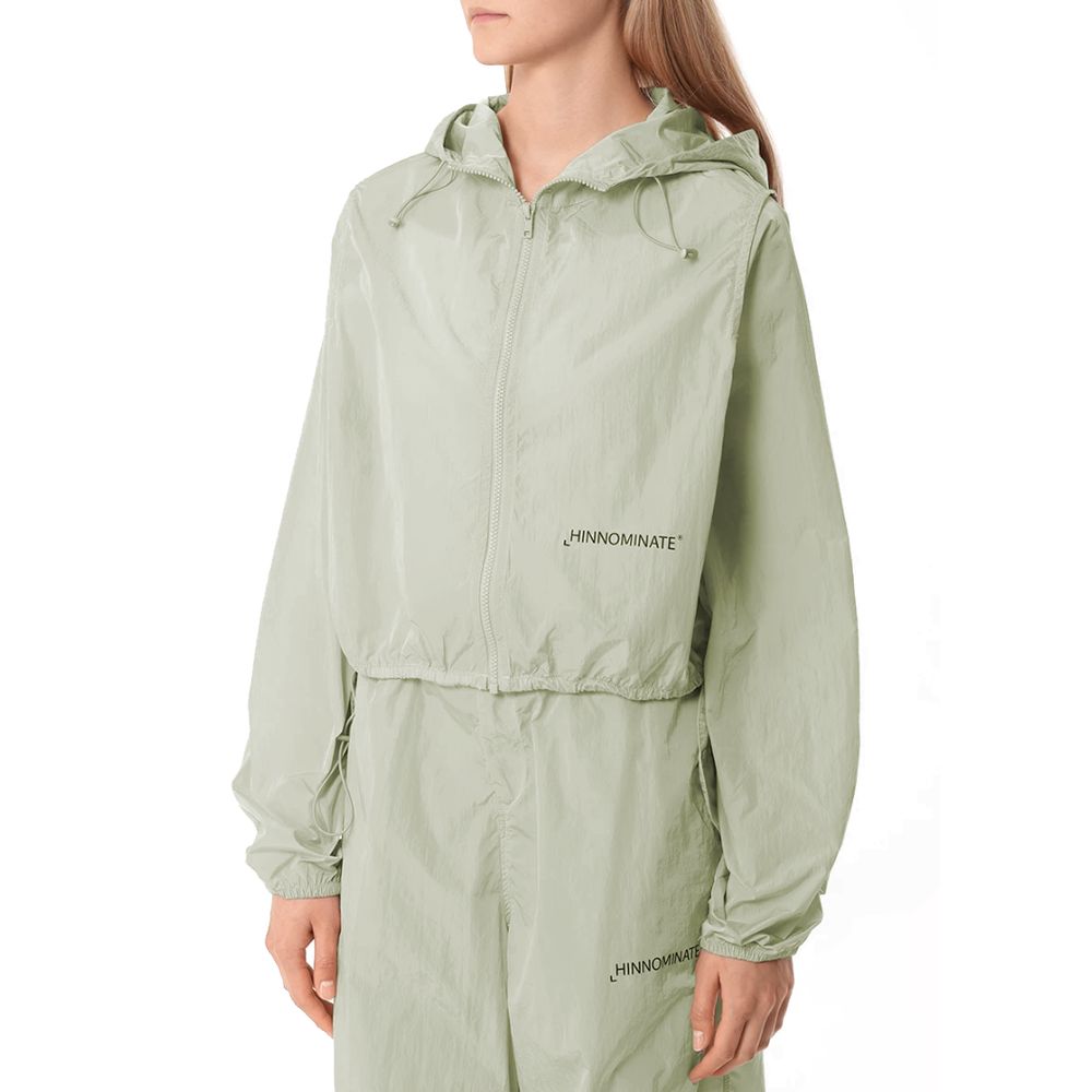 Green Nylon Jackets & Coat-Hinnominate-LabelTerrace.com