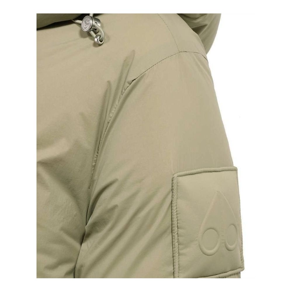 Green Nylon Jackets & Coat-Moose Knuckles-LabelTerrace.com