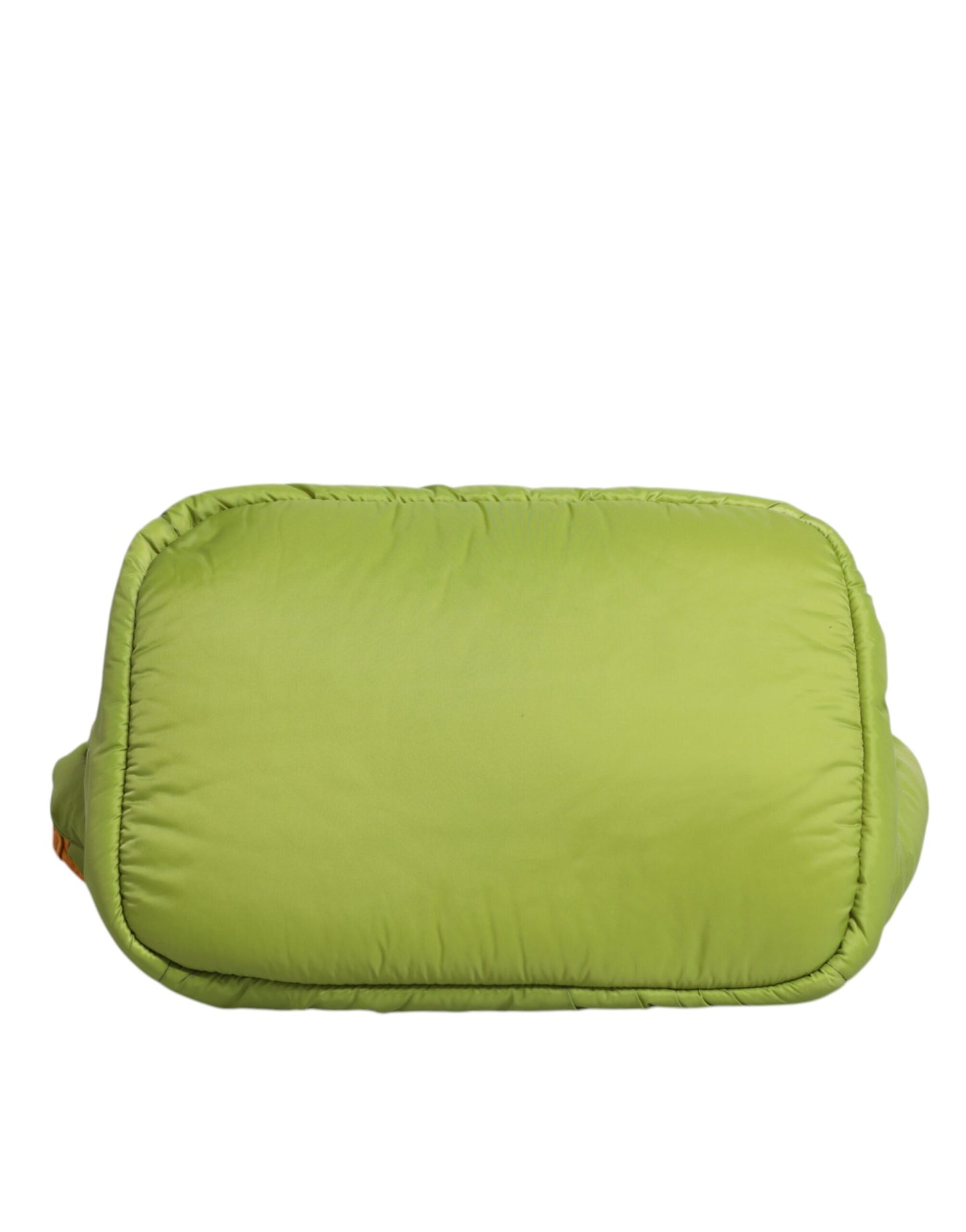 Green Nylon Padded Logo Plaque Tote Crossbody Bag-Dolce & Gabbana-LabelTerrace.com