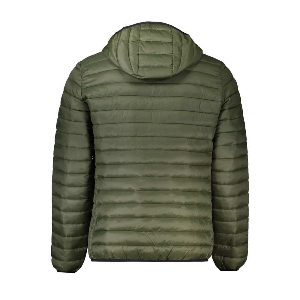 Green Polyamide Men Jacket-Cavalli Class-LabelTerrace.com