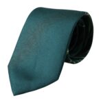 Green Printed 100% Silk Adjustable Men Tie-Dolce & Gabbana-LabelTerrace.com