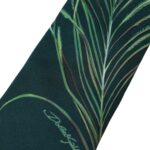 Green Printed 100% Silk Adjustable Men Tie-Dolce & Gabbana-LabelTerrace.com