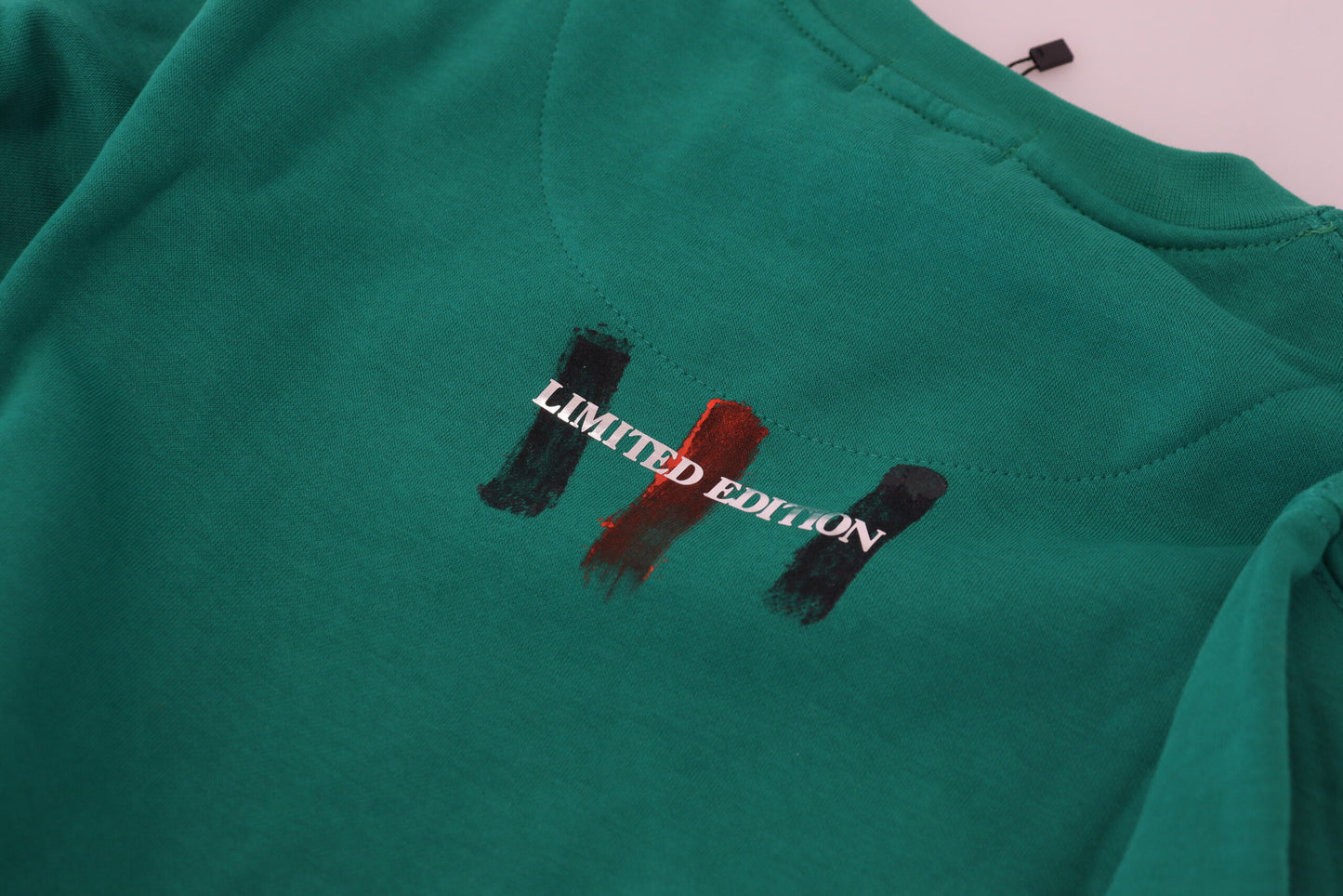 Green Printed Long Sleeves Pullover Sweater-Philippe Model-LabelTerrace.com