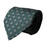 Green Silk Branded Logo Adjustable Men Tie-Dolce & Gabbana-LabelTerrace.com