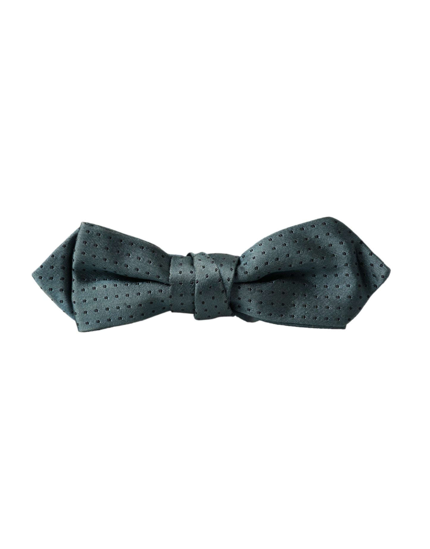 Green Silk Fantasy Adjustable Neck Men Papillon Bow Tie-Dolce & Gabbana-LabelTerrace.com