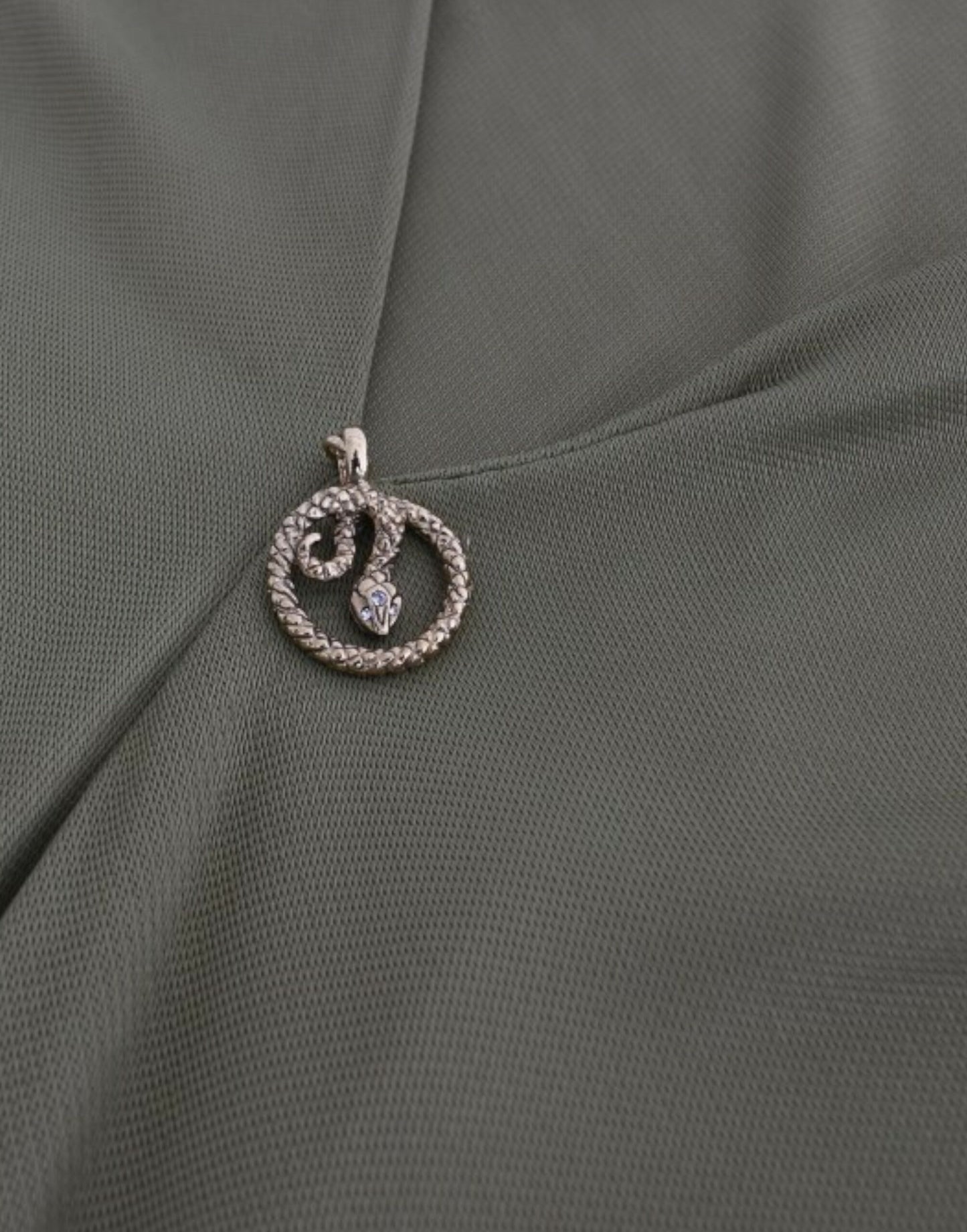 Green blouse top-Cavalli-LabelTerrace.com