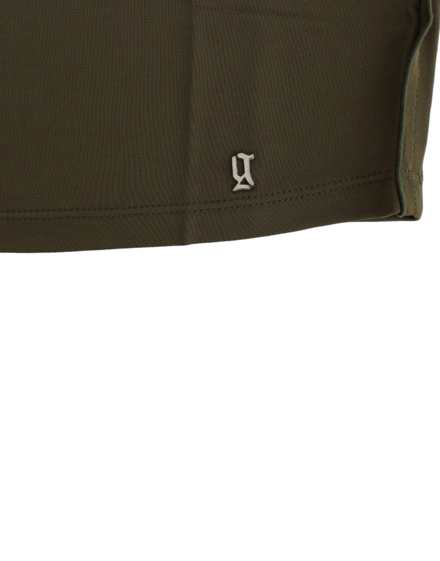 Green shortsleeved blouse top-John Galliano-LabelTerrace.com