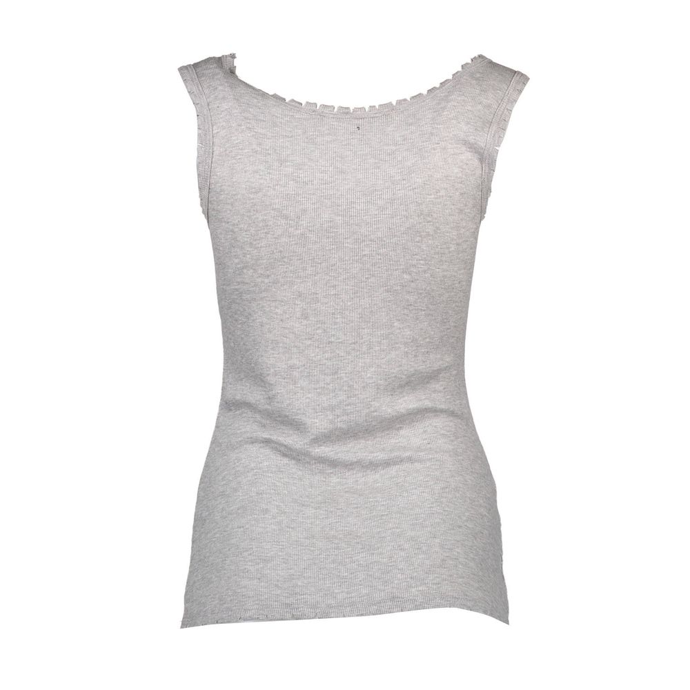 Grigio Viscosa Women T-Shirt