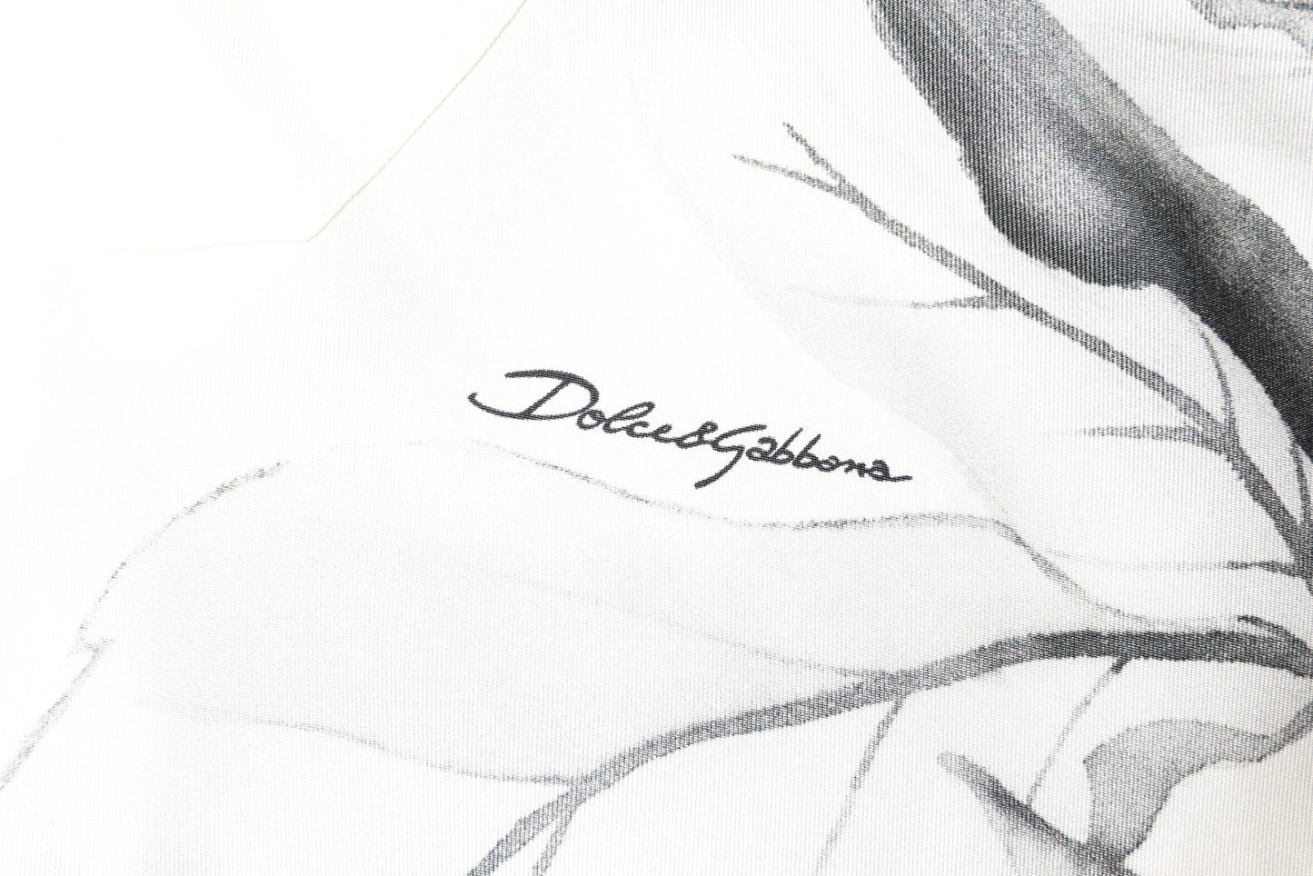 Ivory Silk Long Sleeves Men Casual Shirt-Dolce & Gabbana-LabelTerrace.com