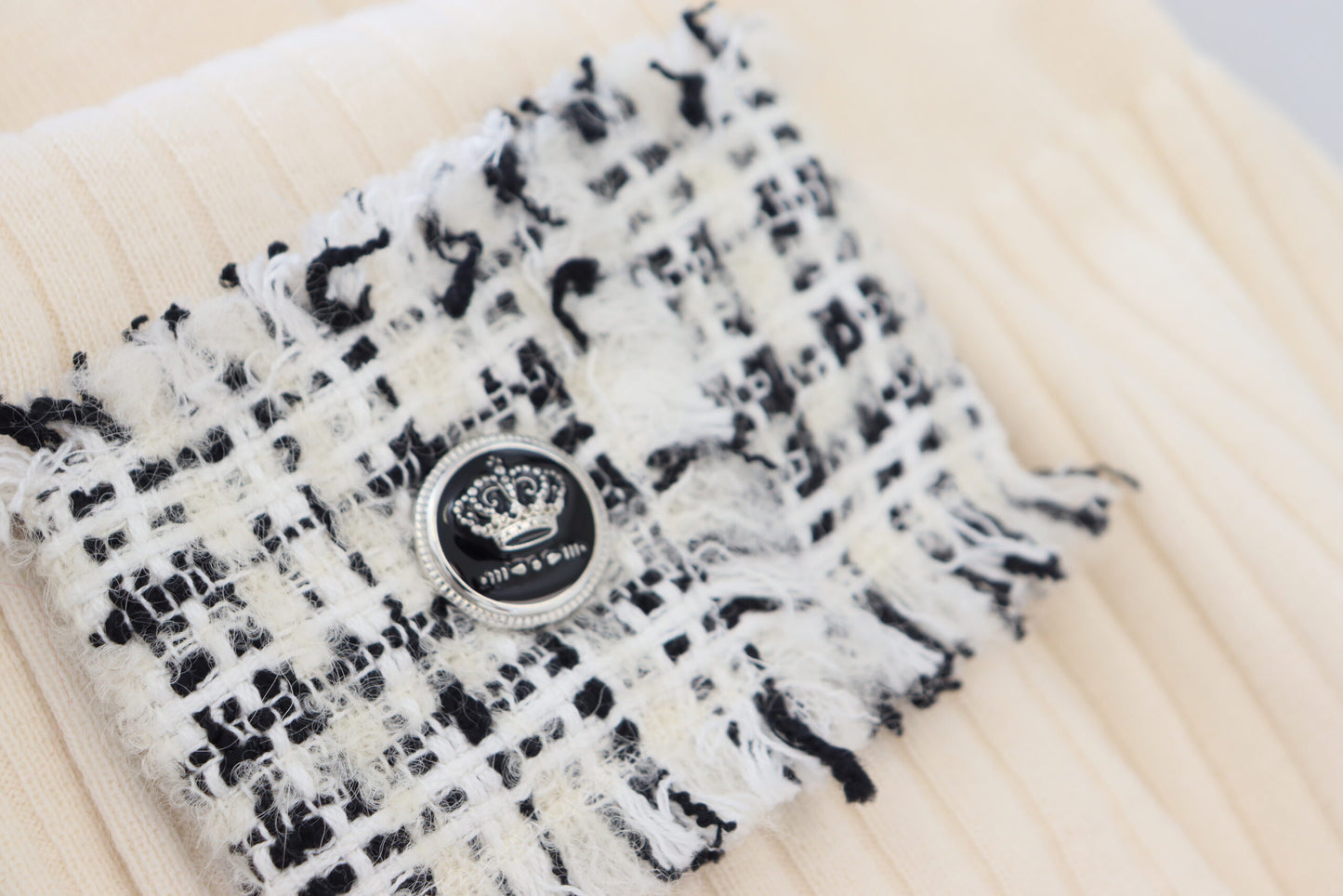 Ivory Turtleneck Distressed Cuff Pullover Sweater-Dolce & Gabbana-LabelTerrace.com