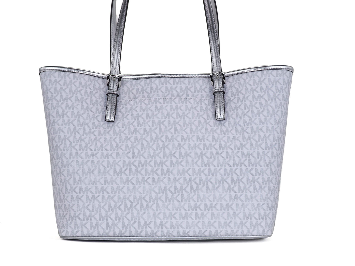Jet Set Girls Print Medium Signature PVC Carryall Shoulder Tote Handbag (Bright White Multi)-Michael Kors-LabelTerrace.com