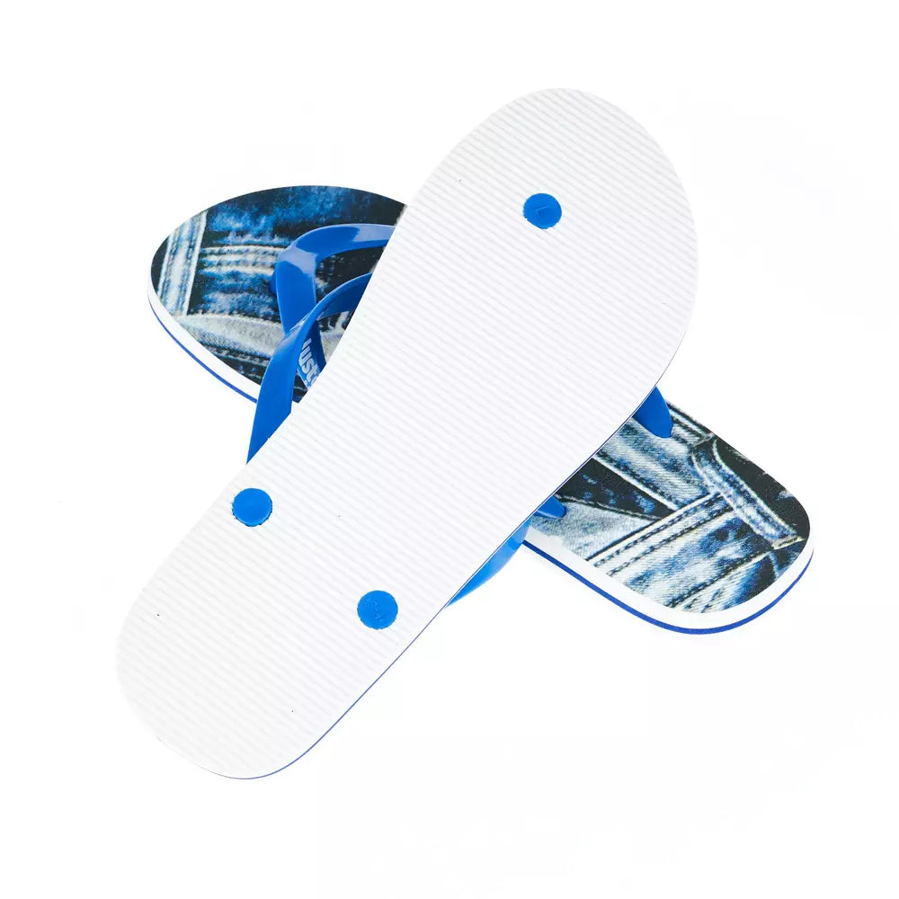 Light Blue EVA Men Sandal-Just Cavalli-LabelTerrace.com