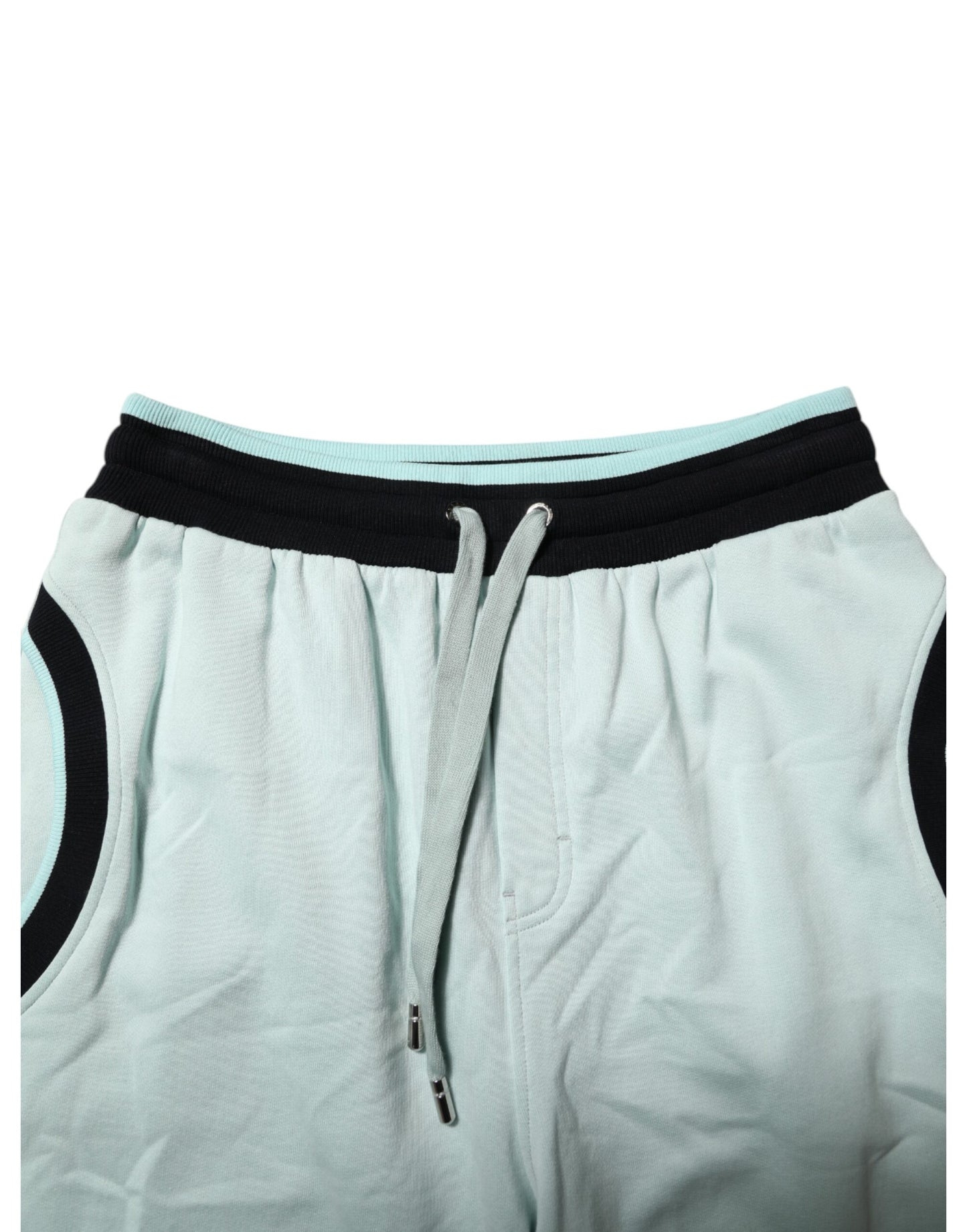 Light Green Cotton Men Jogger Sweatpants Pants-Dolce & Gabbana-LabelTerrace.com