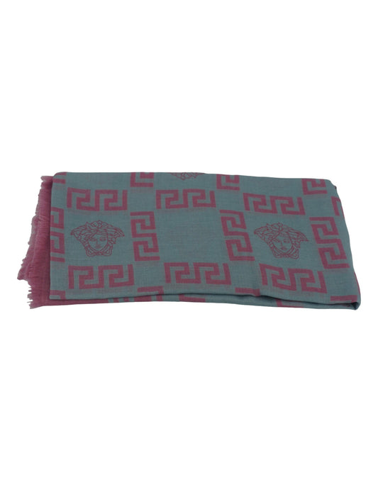 Light Pink MD and Cashmare Medusa Scarf-Versace-LabelTerrace.com
