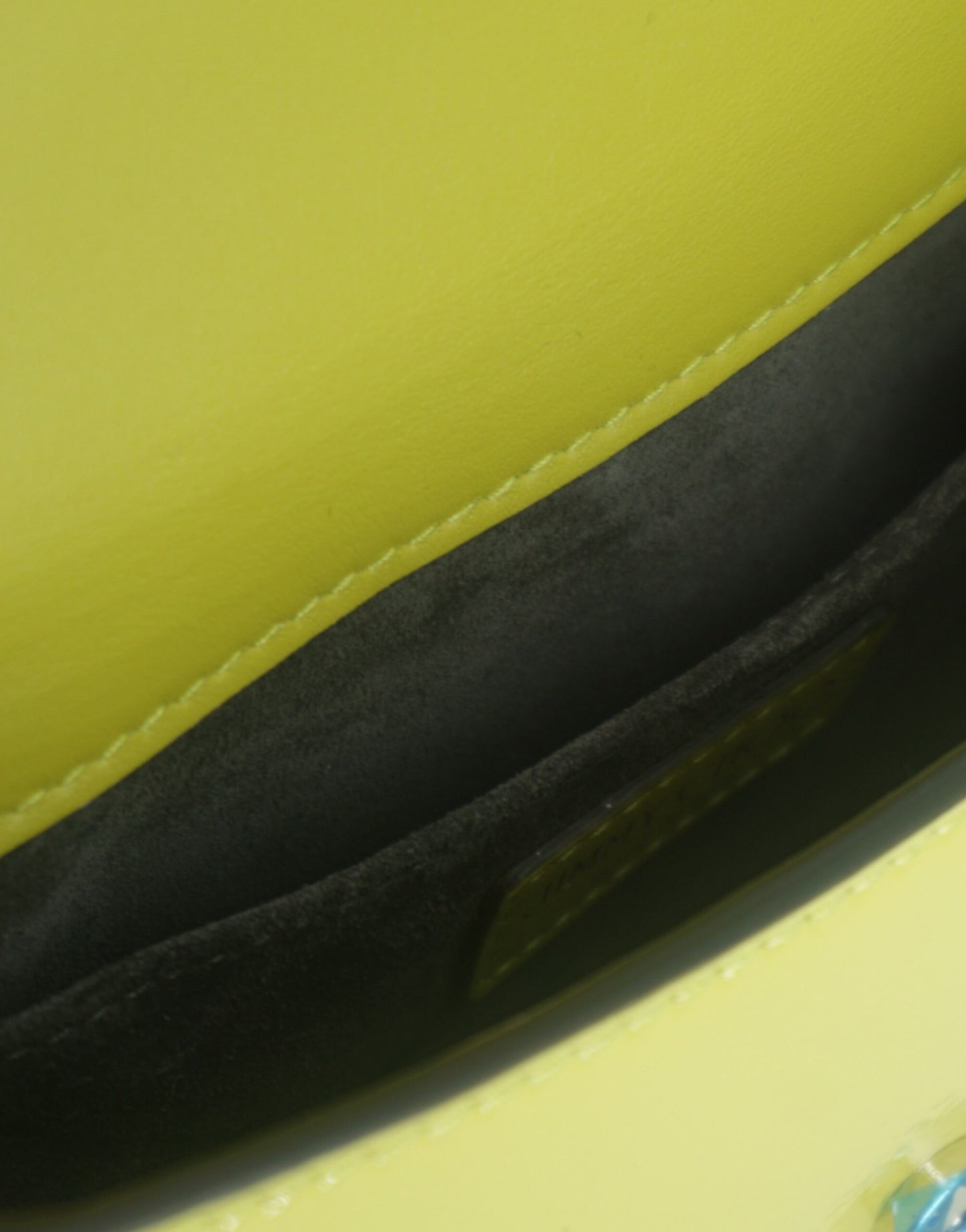 Lime Yellow Leather Small Shoulder Bag-Jimmy Choo-LabelTerrace.com