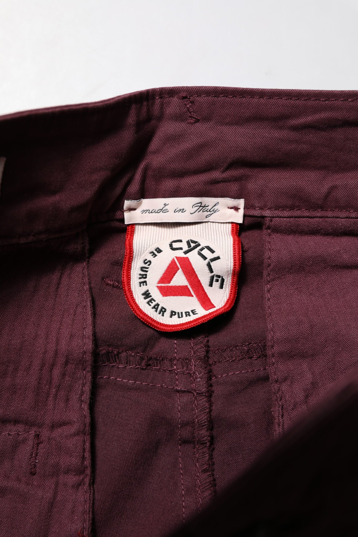 Maroon Cotton Stretch Skinny Fit Men Denim Jeans-CYCLE-LabelTerrace.com