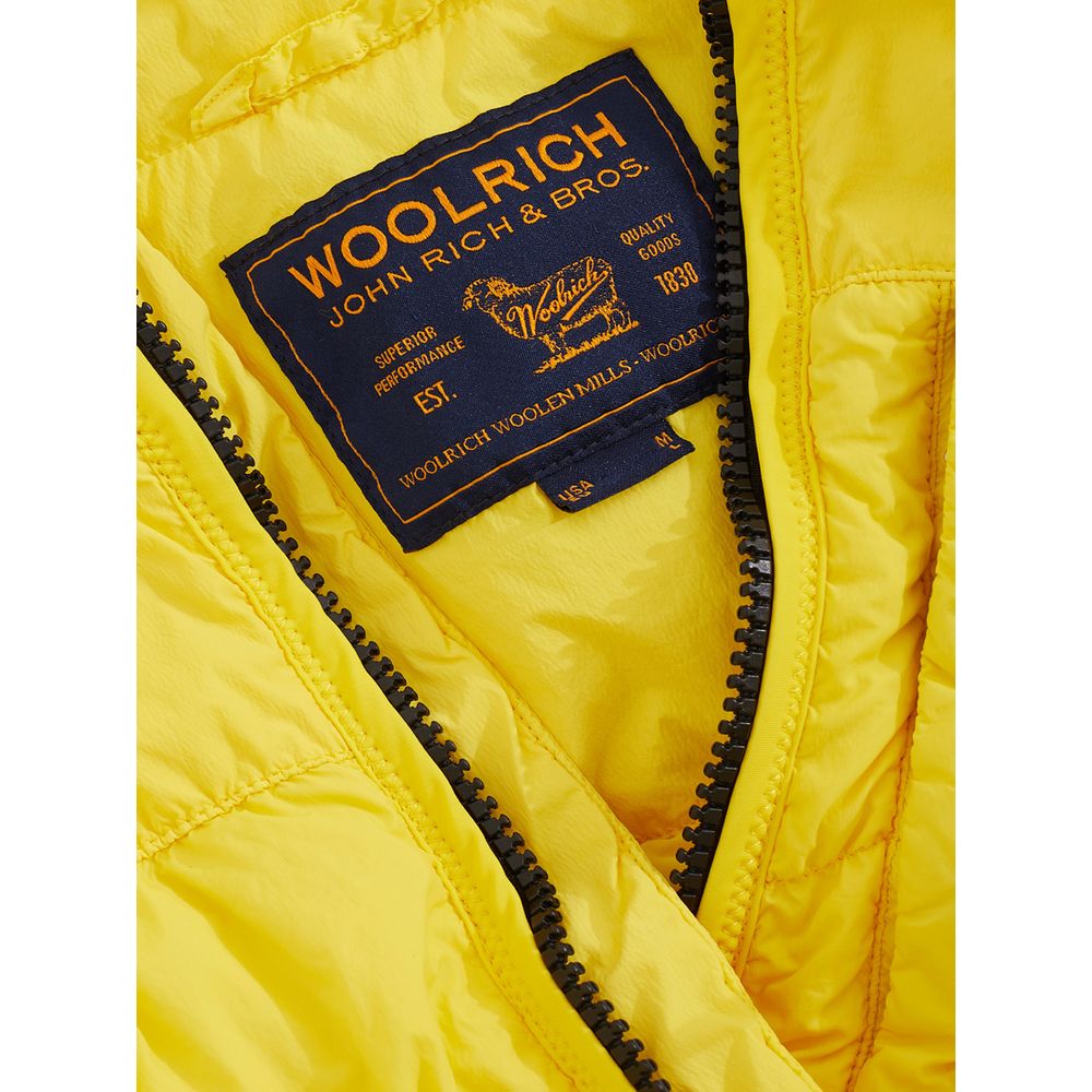 Mens Vibrant Yellow Outdoor Jacket-Woolrich-LabelTerrace.com
