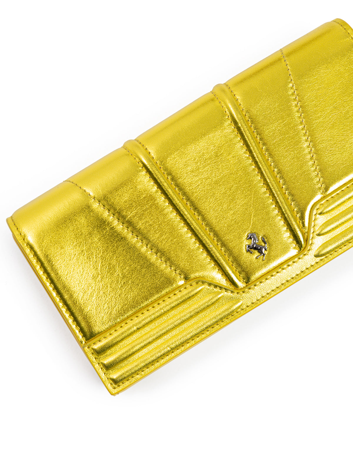 Metal Yellow GT patent leather purse-Ferrari-LabelTerrace.com