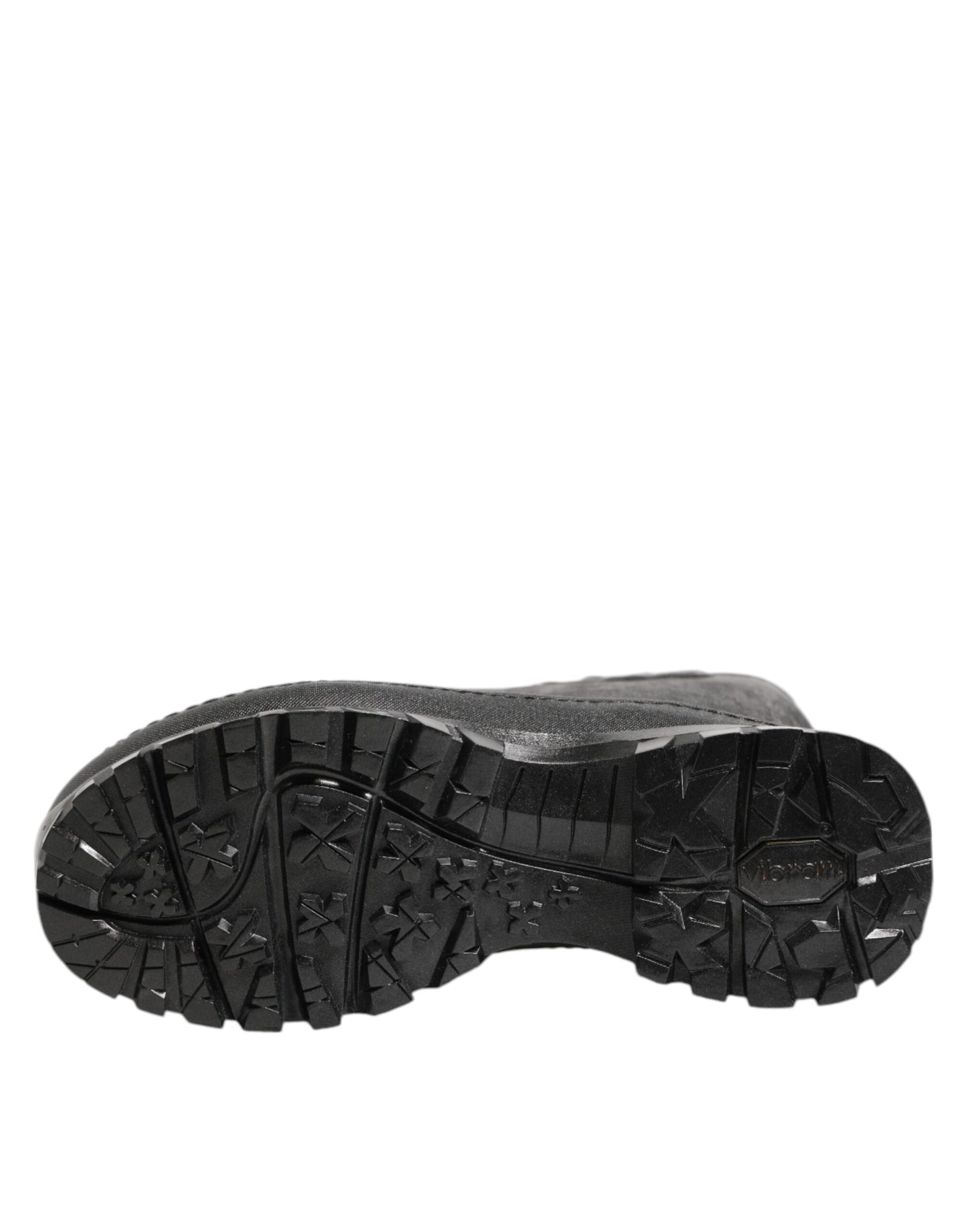 Metallic Black Pull On Rain Boots Men Shoes-Dolce & Gabbana-LabelTerrace.com