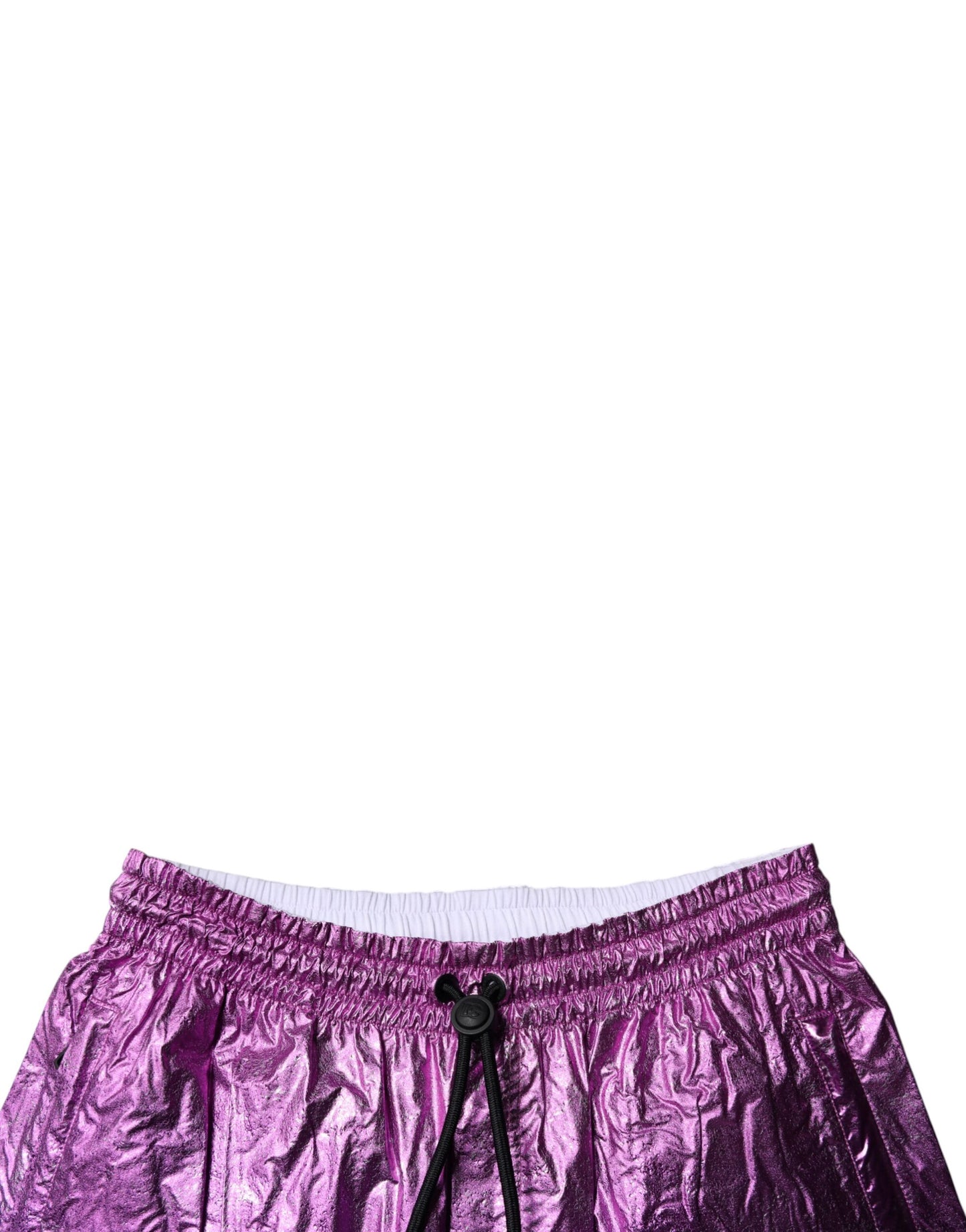 Metallic Pink Purple Two Tone Bermuda Shorts-Dolce & Gabbana-LabelTerrace.com