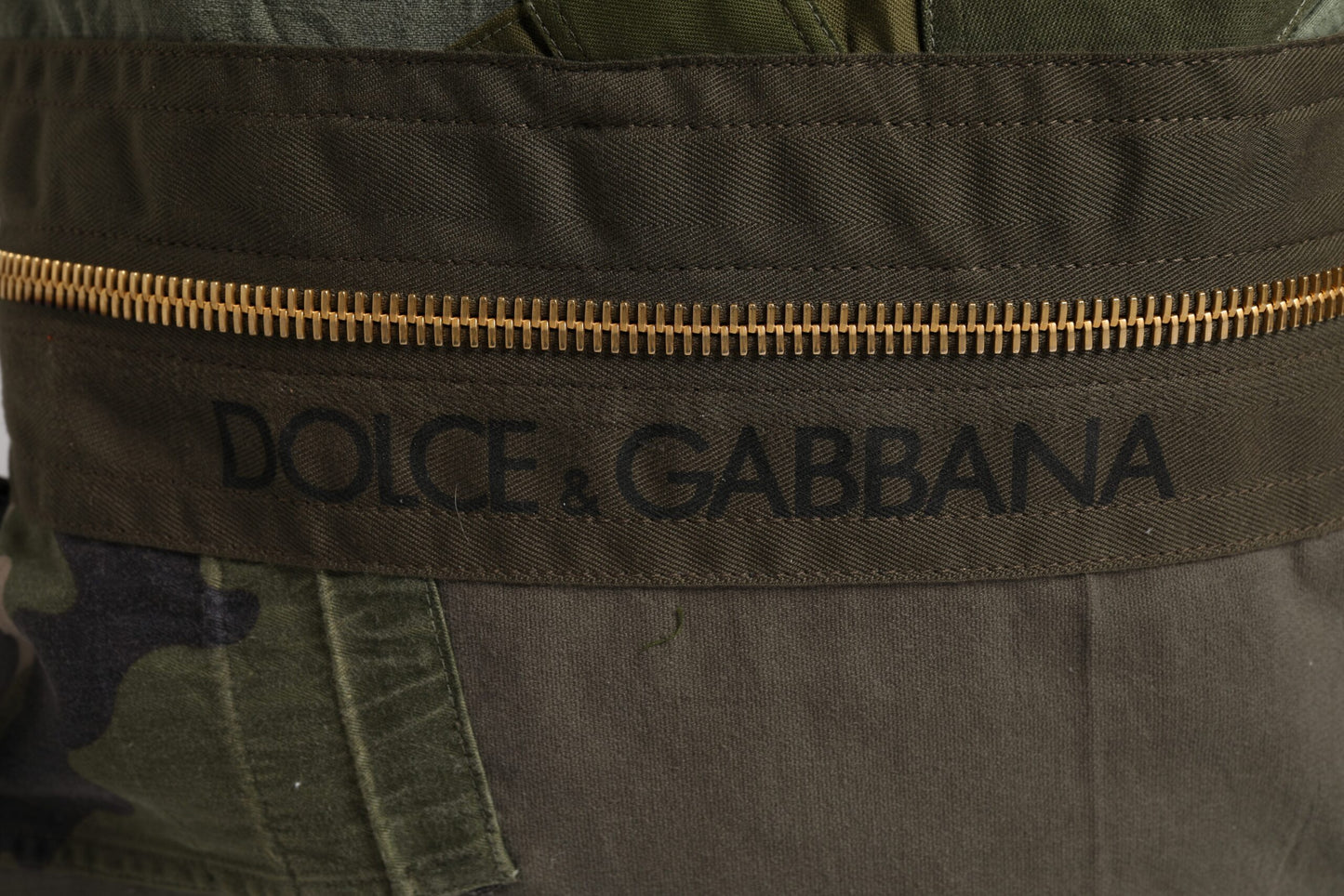 Military Green Patchwork Rucksack Backpack Bag-Dolce & Gabbana-LabelTerrace.com