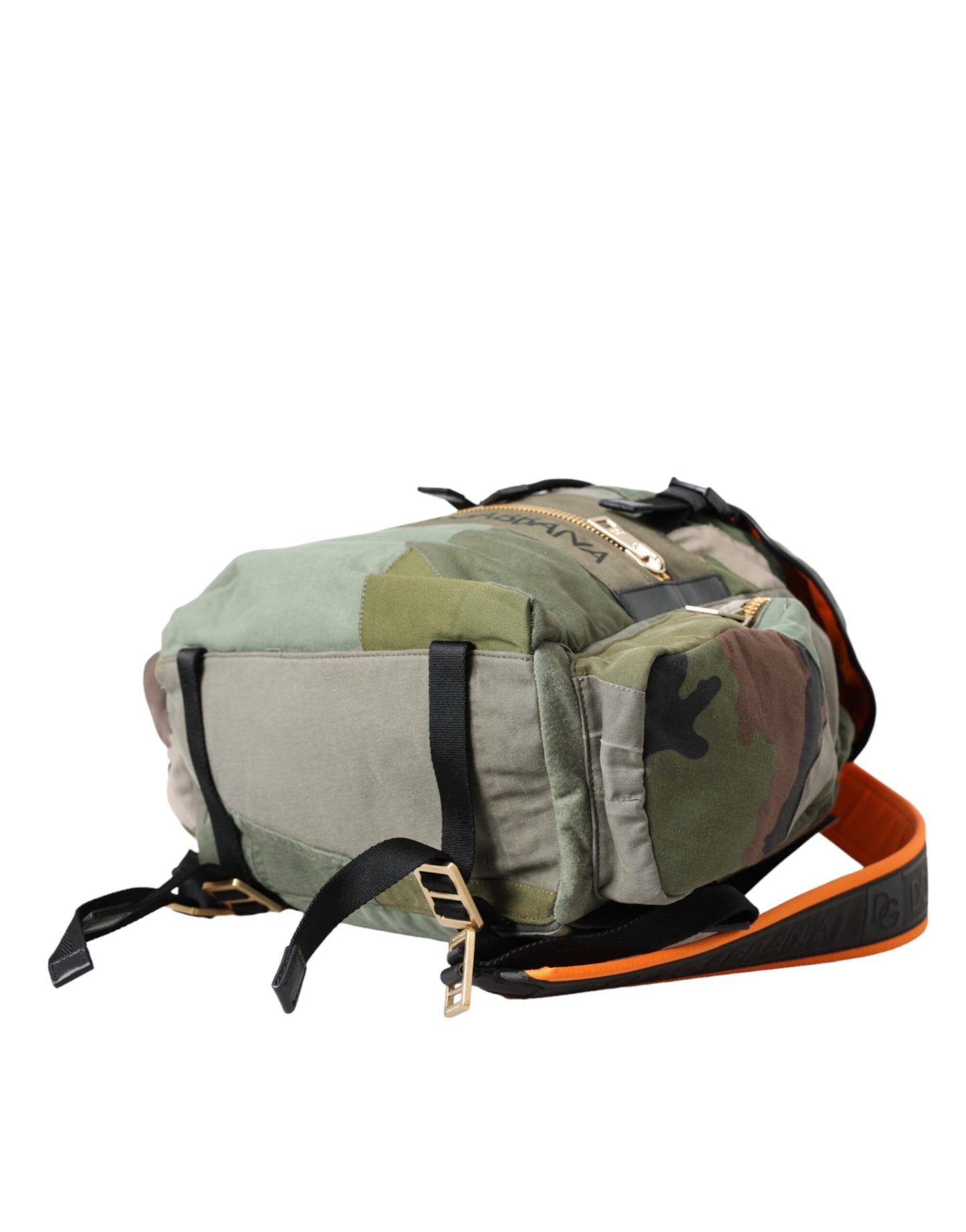 Military Green Patchwork Rucksack Backpack Bag-Dolce & Gabbana-LabelTerrace.com