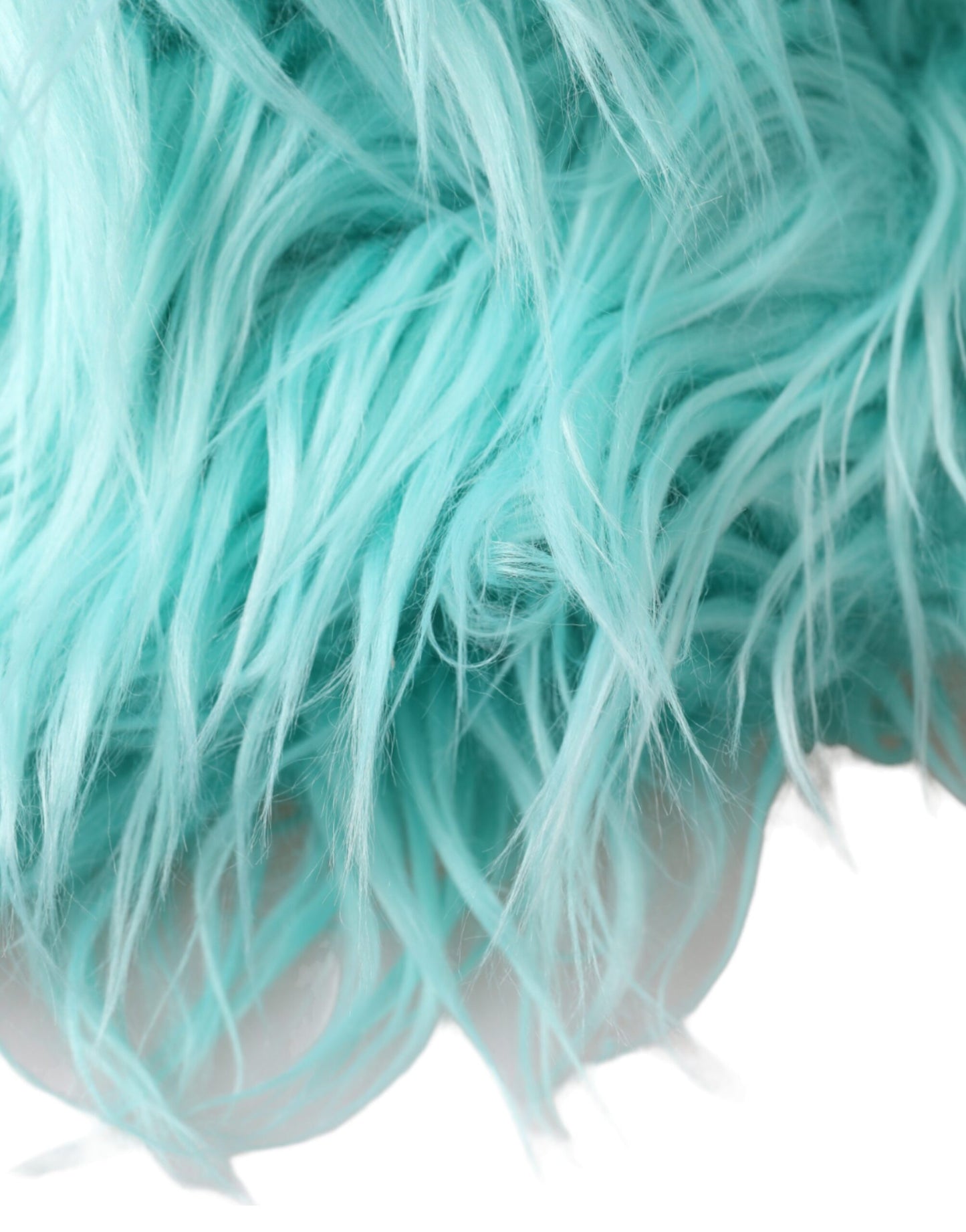 Mint Green Acrylic Fur Womens Bucket Hat-Dolce & Gabbana-LabelTerrace.com