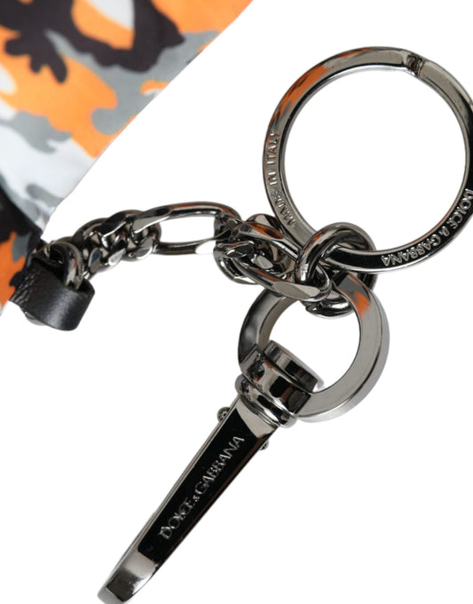 Multicolor Camouflage Animal Silhouette Keychain Keyring-Dolce & Gabbana-LabelTerrace.com