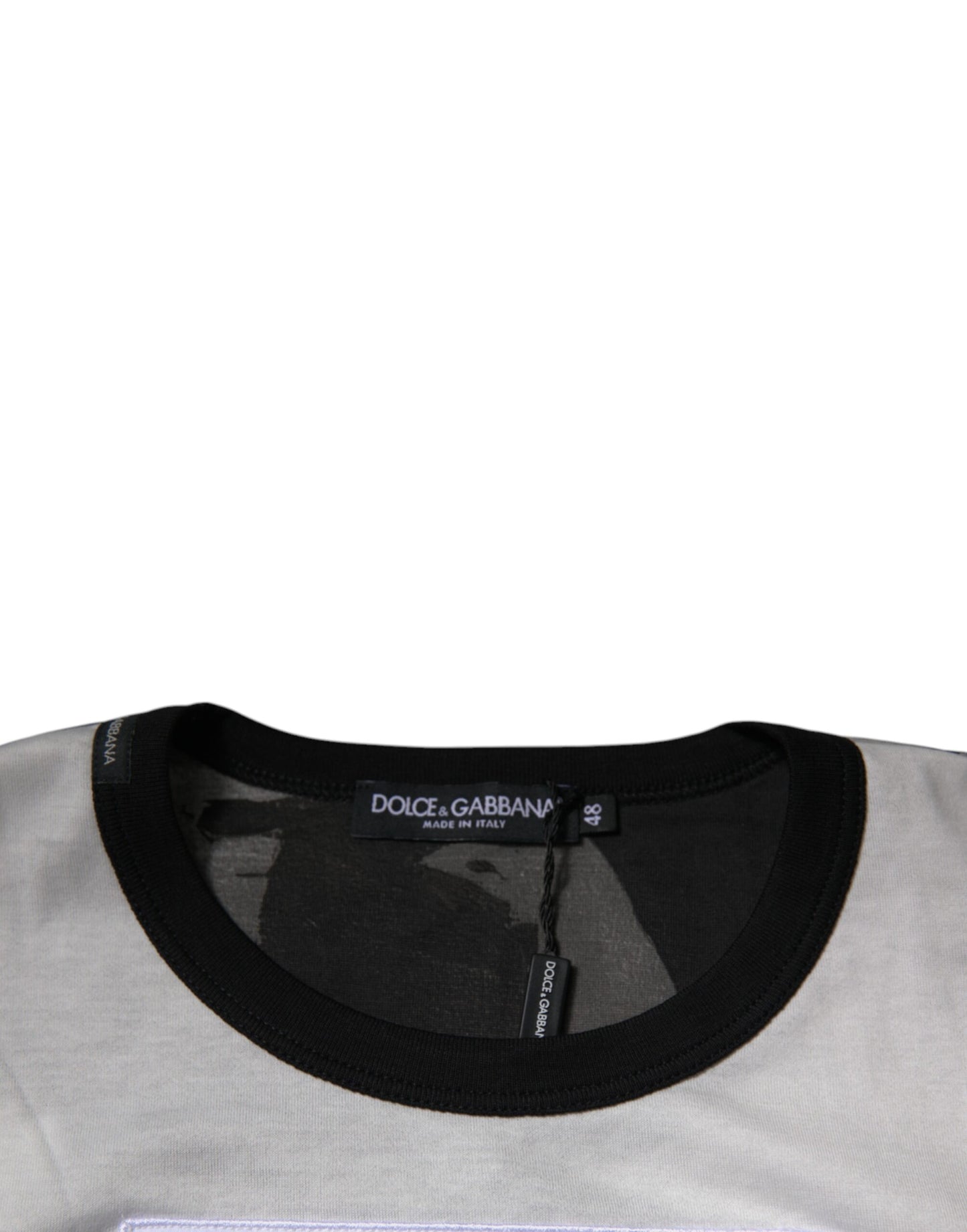 Multicolor Camouflage Crew Neck T-shirt-Dolce & Gabbana-LabelTerrace.com