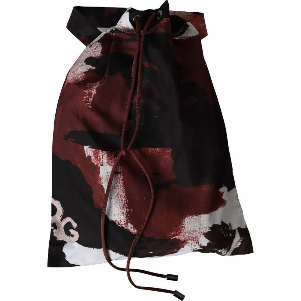 Multicolor Camouflage DG Logo Beachwear Shorts Swimwear-Dolce & Gabbana-LabelTerrace.com