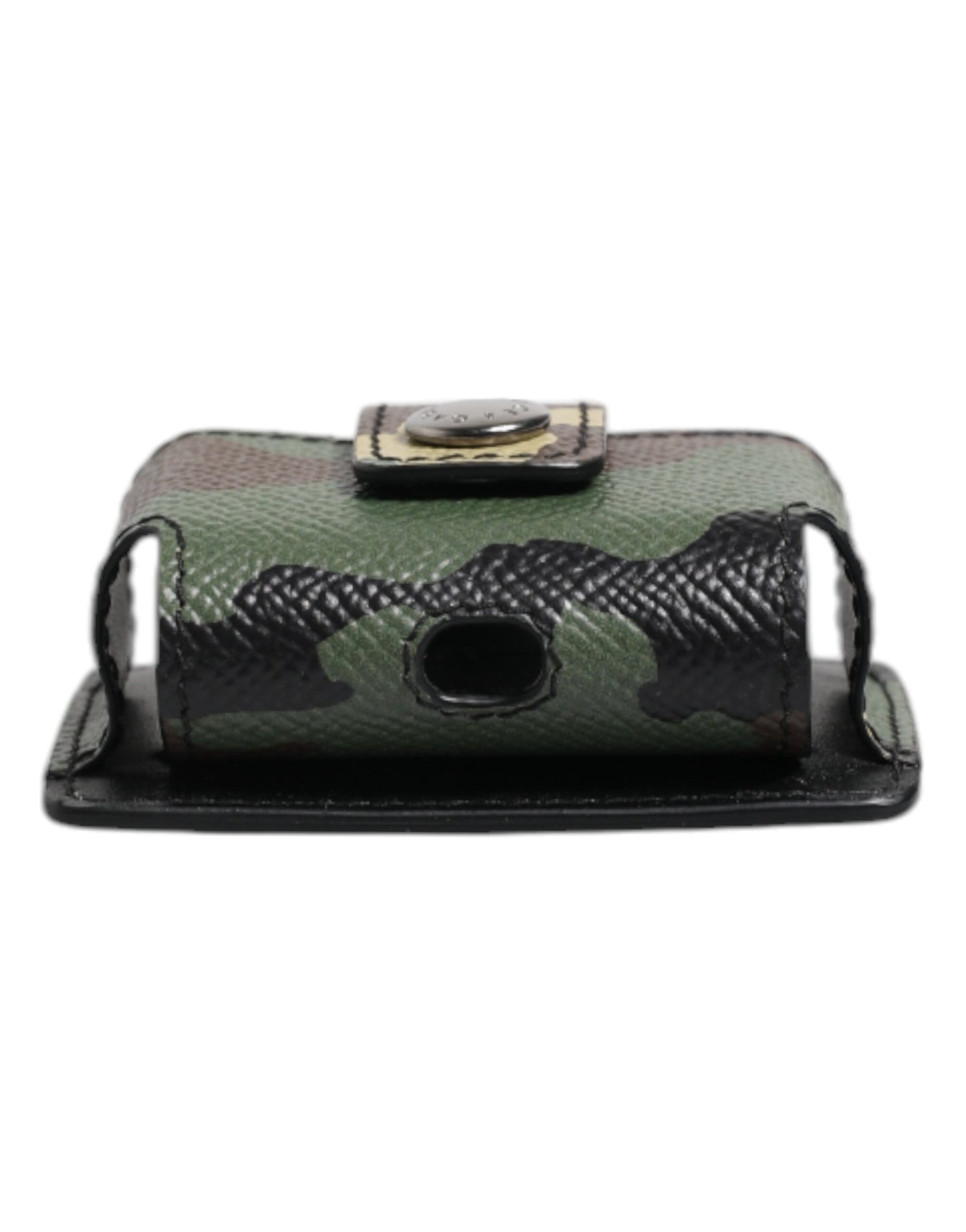 Multicolor Camouflage Leather Airpods Case-Dolce & Gabbana-LabelTerrace.com