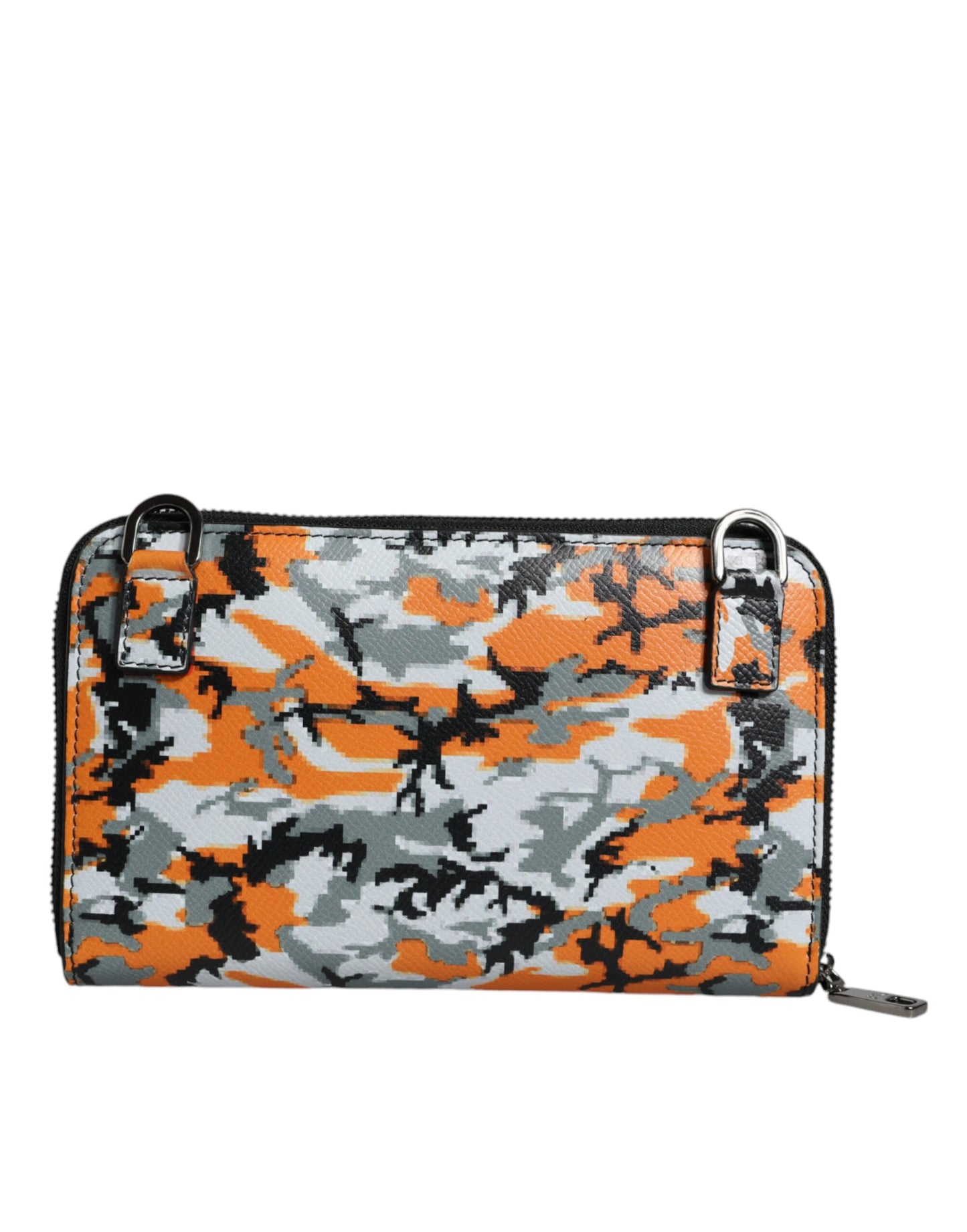 Multicolor Camouflage Leather Purse Cross Body Bag-Dolce & Gabbana-LabelTerrace.com