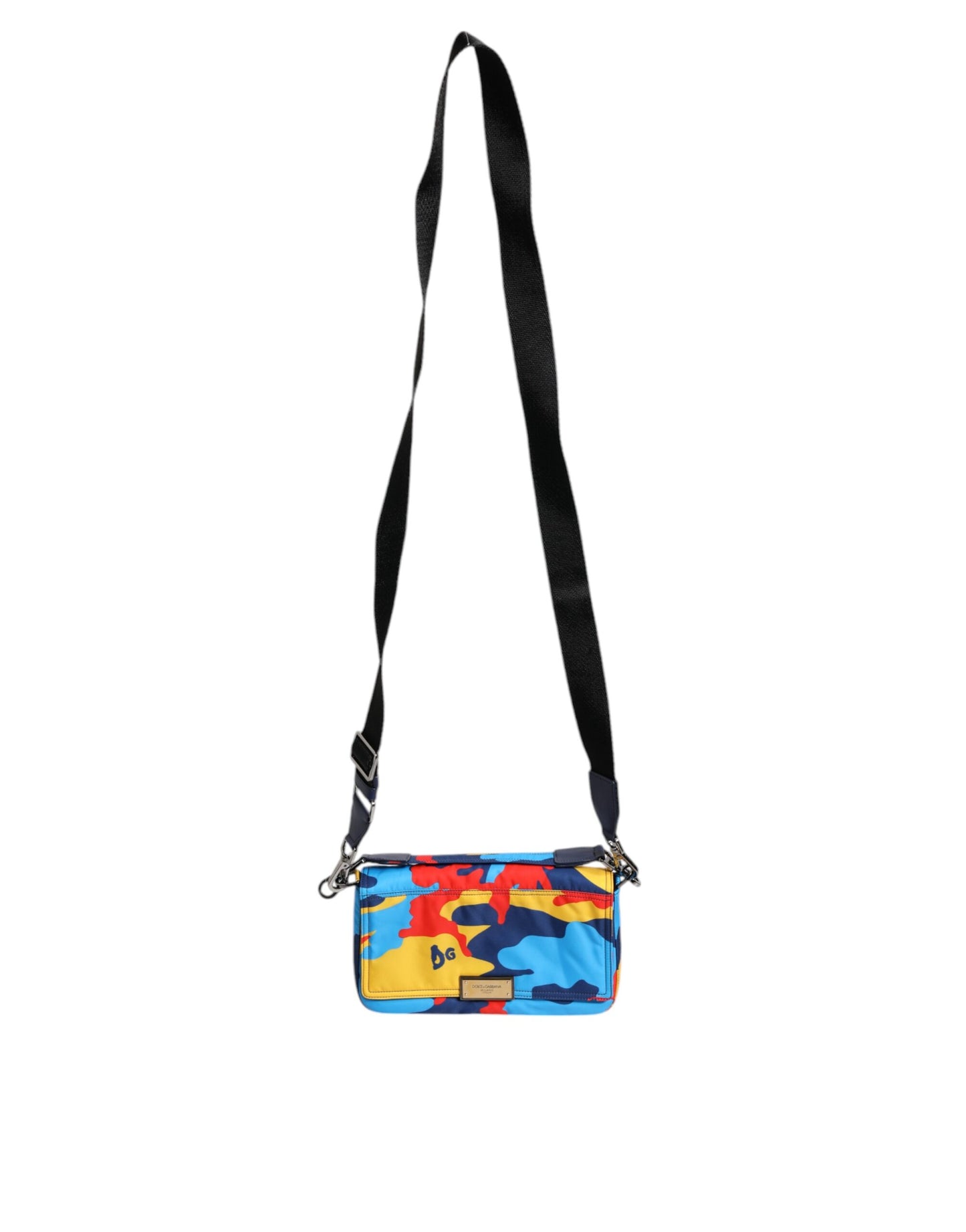 Multicolor Camouflage Nylon Crossbody Bag-Dolce & Gabbana-LabelTerrace.com