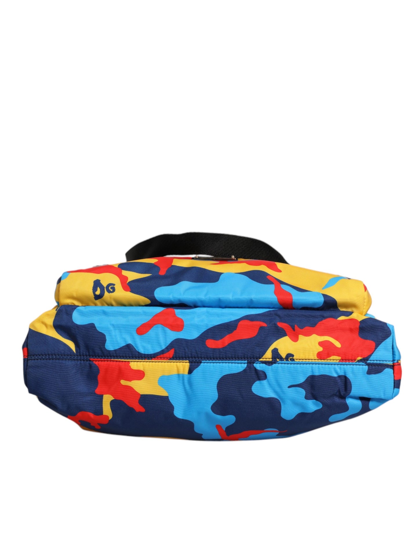 Multicolor Camouflage Nylon Shopping Tote Bag-Dolce & Gabbana-LabelTerrace.com