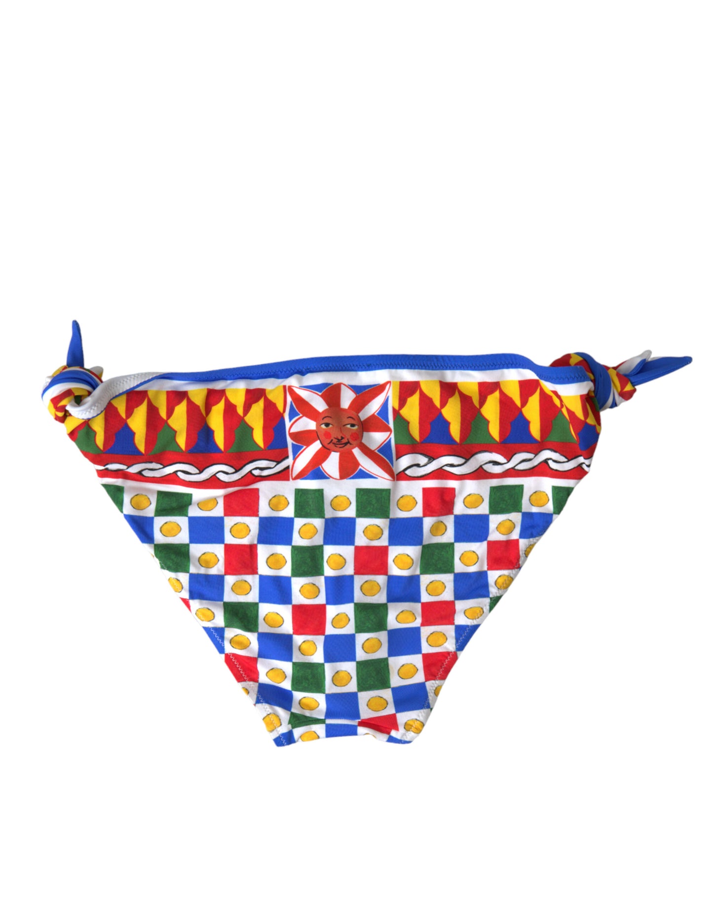 Multicolor Carretto Bottom Swim Beachwear Bikini-Dolce & Gabbana-LabelTerrace.com