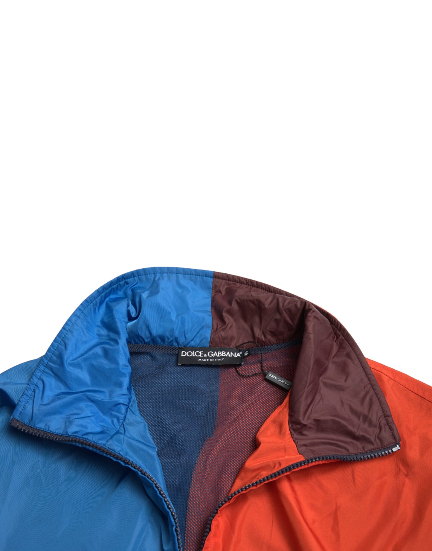 Multicolor Color Windbreaker Jacket-Dolce & Gabbana-LabelTerrace.com