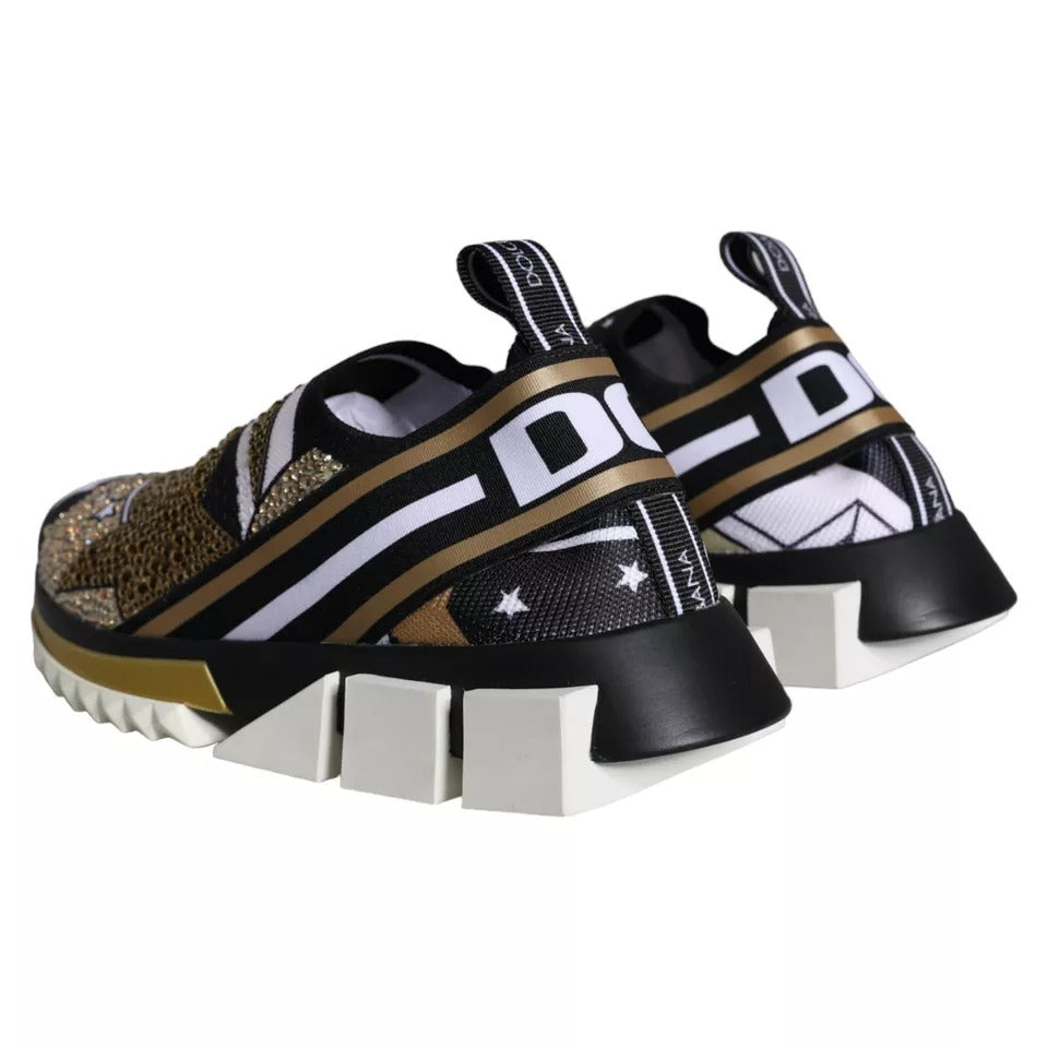 Multicolor Comet Star Print Sorrento Sneakers Shoes-Dolce & Gabbana-LabelTerrace.com