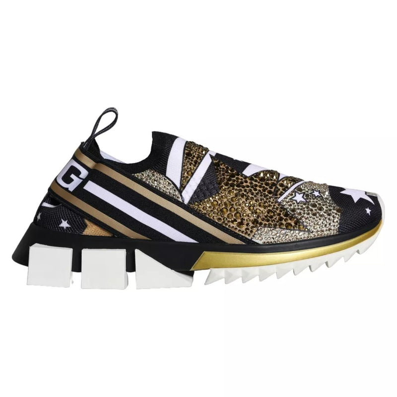 Multicolor Comet Star Print Sorrento Sneakers Shoes-Dolce & Gabbana-LabelTerrace.com