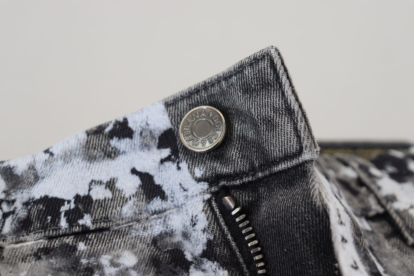 Multicolor Cotton Tie Dye Skinny Denim Jeans-Dolce & Gabbana-LabelTerrace.com