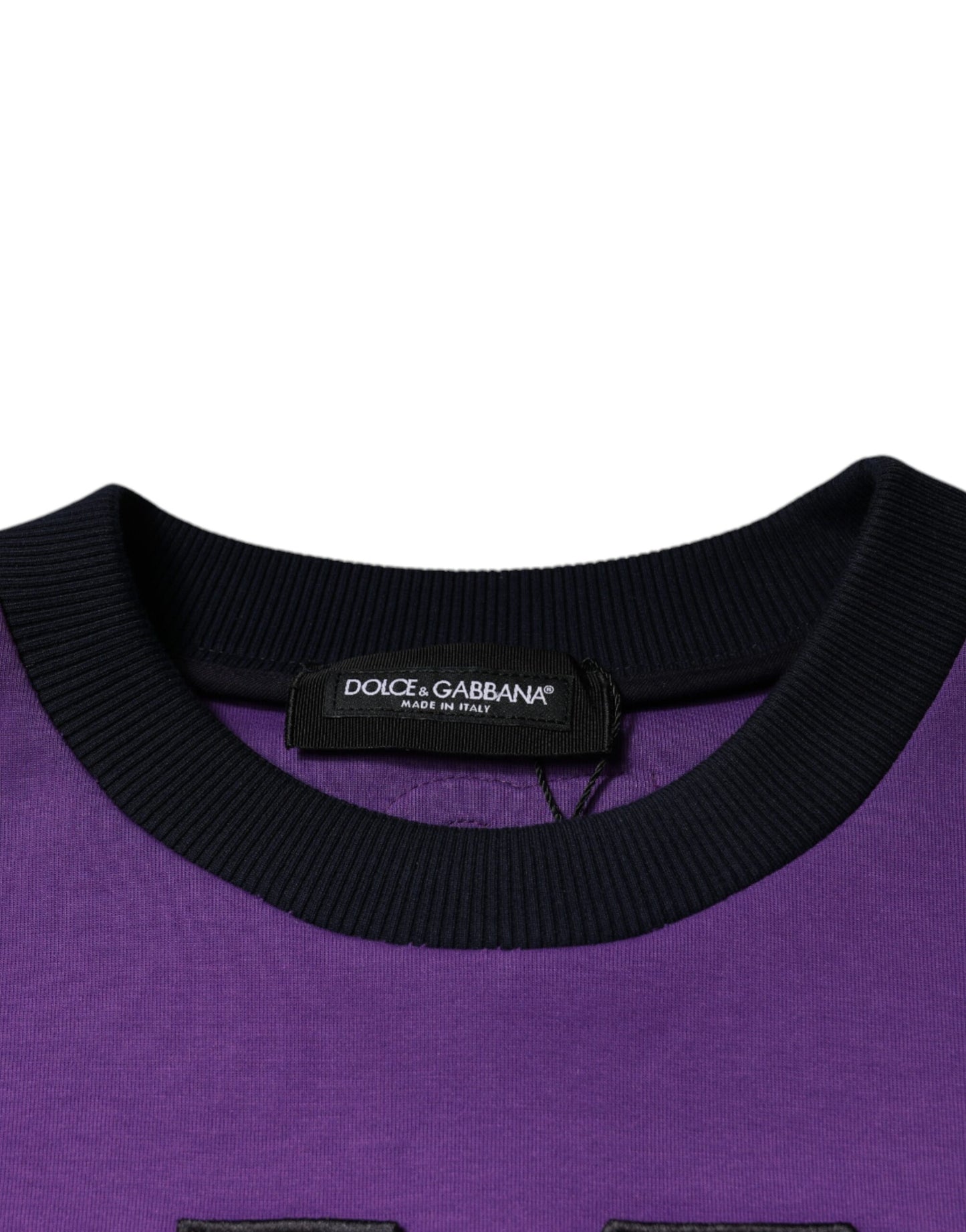 Multicolor Crew Neck Men Sweatshirt Sweater-Dolce & Gabbana-LabelTerrace.com