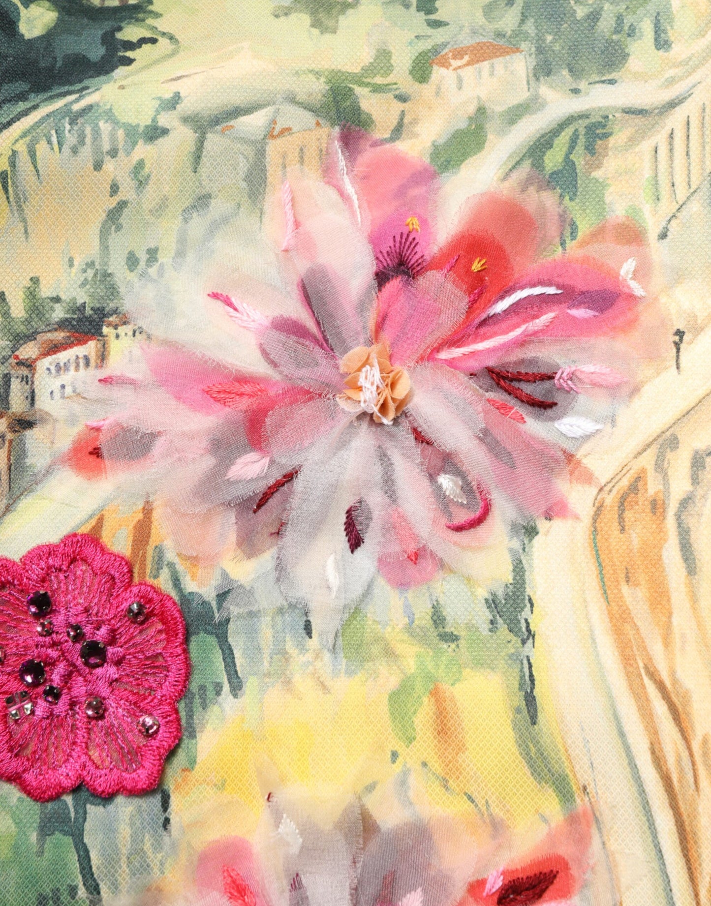 Multicolor Crystal Embellished Mini Dress-Dolce & Gabbana-LabelTerrace.com