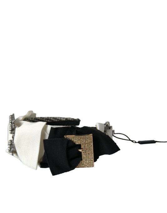 Multicolor Crystal Embellished Women Headband Diadem-Dolce & Gabbana-LabelTerrace.com