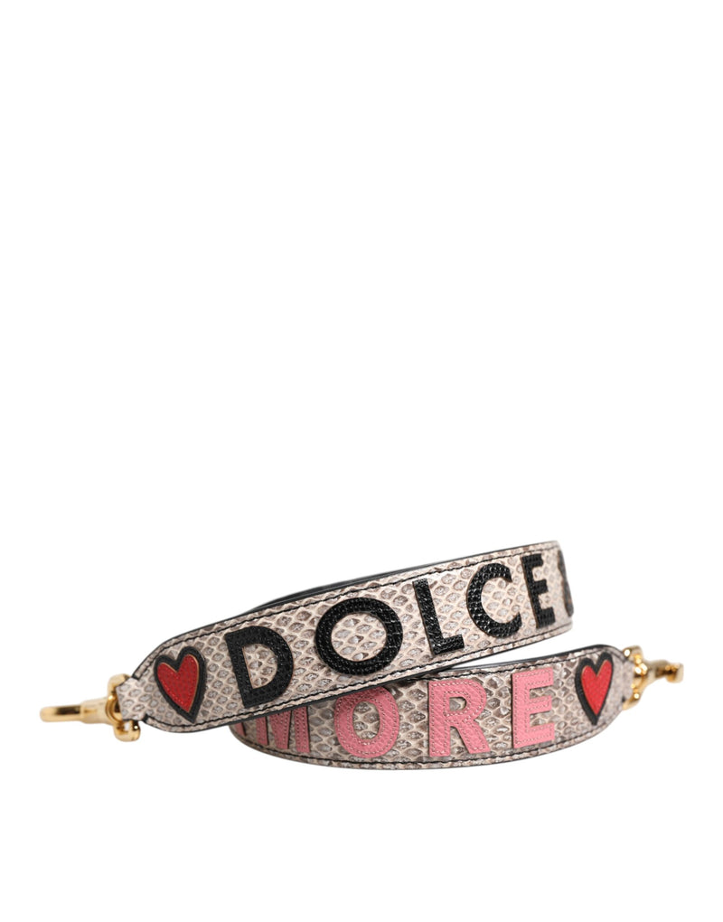 Multicolor DG AMORE Patch Bag Accessory Shoulder Strap-Dolce & Gabbana-LabelTerrace.com