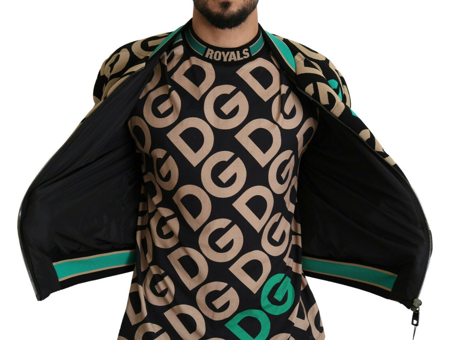 Multicolor DGMILLENNIALS Logo Print Jacket-Dolce & Gabbana-LabelTerrace.com