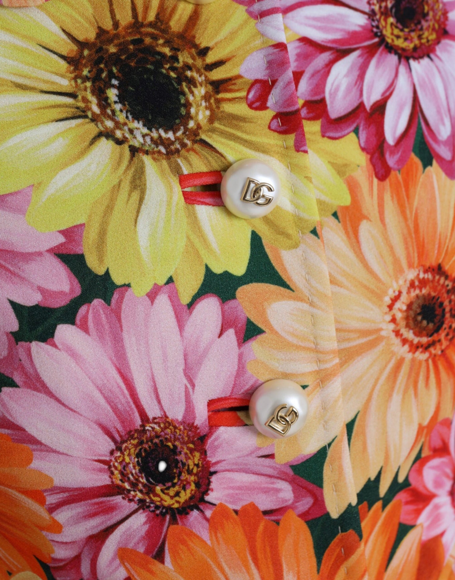 Multicolor Daisy Print Floral Fantasy Jacket-Dolce & Gabbana-LabelTerrace.com