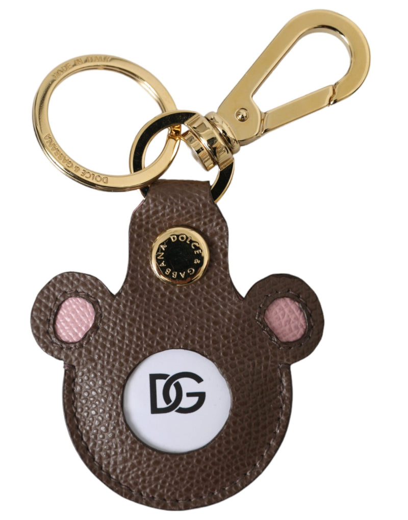 Multicolor Dauphine Calfskin DG Logo Keyring Keychain-Dolce & Gabbana-LabelTerrace.com